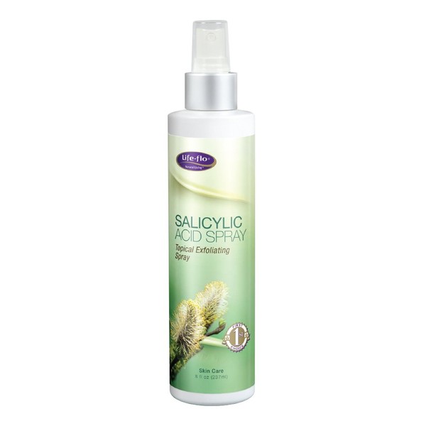 Life-Flo Salicylic Acid Spray | Topical Exfoliating Spray | 2% Salicylic Acid for Skin, Fine Lines, Wrinkles, Acne | 8 oz