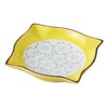 Hasami ware Yellow Sakura Corners 小皿 68565 
