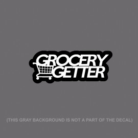 OwnTheAvenue Grocery Getter Funny JDM Drifting Racing Decal Sticker 5" DigiPrntBentCr