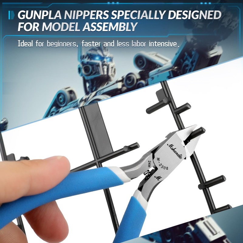 Model Nippers, mshandto 4.4" Thin Single Blade Sprue Cutter Hobby
