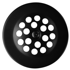 Westbrass Gerber Style Bee-HiveTub Strainer Grid with Screw, Matte Black, D327-62