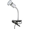 Briloner LED Clamp Light Simple Chrome Spout Titanium Coloured Reading