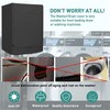 Covolo Washer Cover, Waterproof & Dustproof Thickening Front-Loading Machine Cover,