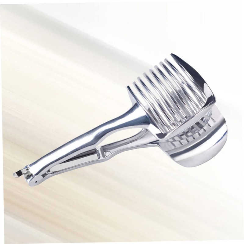 Mikinona Manual Lemon Cutter Tong Handheld Slicer Clamp Fruit Slicer