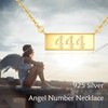 VONALA Angel Number Necklace Sterling Silver Pendant Jewellery Birthday Valentine's
