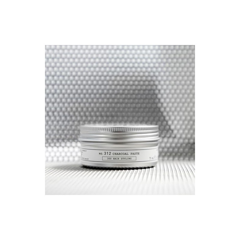 DEPOT No.312 Charcoal Paste Styling Paste with Charcoal, Strong Hold,
