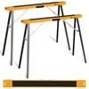 WORKESS Saw Horses 2 Pack Folding, Portable Saw Horses Heavy