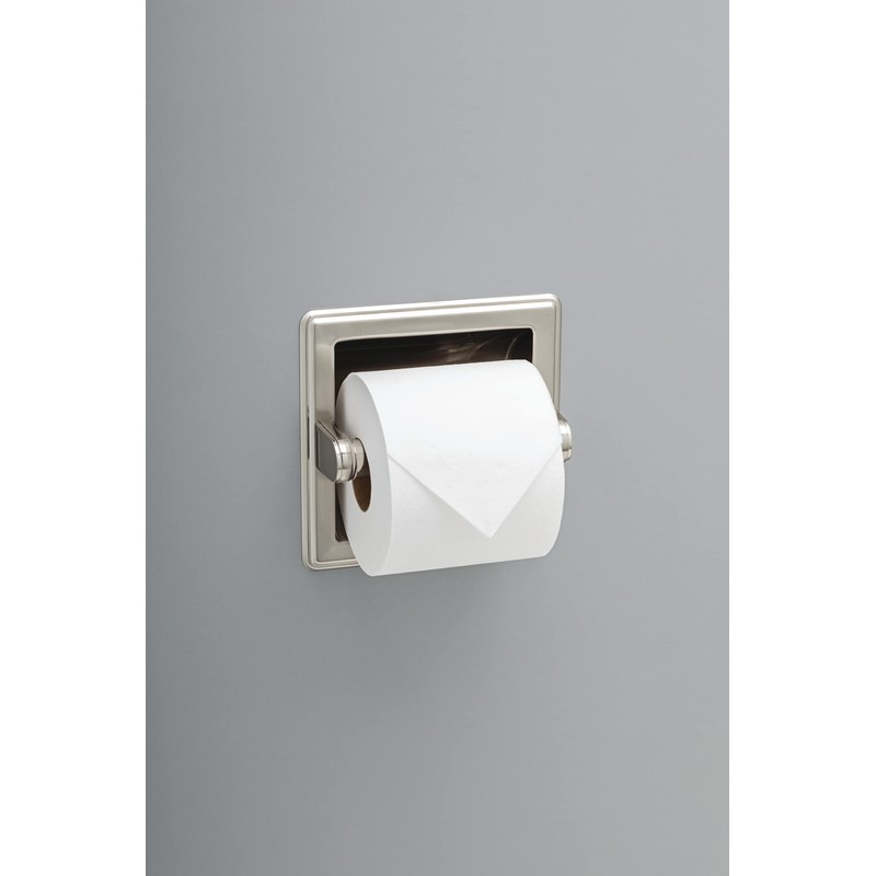 Franklin Brass 9097SN Recessed Paper Holder, Satin Nickel