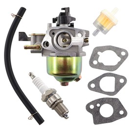 MCHNIC Carburettor with Spark Plug Fuel Filter for Einhell BMH 33/36, BMH 33/60S, BMH 41 Ground Hoe Motor Hoe