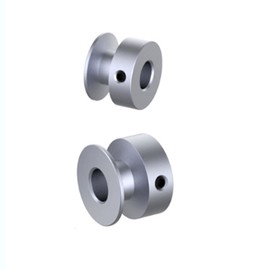 CHANCS Outer Diameter 30mm Single Groove Pulley 12mm Fixed Bore Pulley for Drilling Machine 6MM PU Round Belt