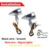 DREAMIZER Turn Signal Tail Light 15 LEDs Rear Front Running