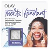 Olay Cleansing Melts + Retinol Face Cleanser, Water-Activated Face Wash