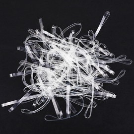 20 Pcs Clear Large Rubber Bands 10 Inch Hardly Degrade TPU Elastic Bands Heavy Duty Rubber Bands for Wrapping and Fixing