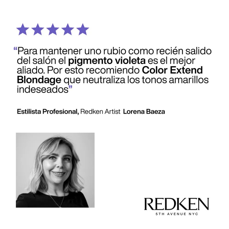 Máscara de Tratamiento Matizador Cabello Rubio Color Extend Blondage 250ml