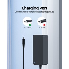 Superer 45 W 65 W AC Charger Suitable for Dell Inspiron 15 5000 Series 5559 5558 5555 5551 13 5368 5370 i5558 i5559 LA45NM140 Laptop Charging Cable AC Adapter Charger Notebooks Laptop