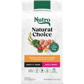 Nutro Core Dry Dog Nutro Natural Choice Adult Small Breed Dry Dog Food, Chicken and Brown Rice, 5 lbs.