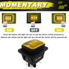 MKBKLLJY 3PCS Momentary Polarity Reverse Switch Waterproof DC 20A 12V