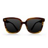 Carlheim Women's dark lens UV400 Mona sunglasses, polarised lenses, brown,