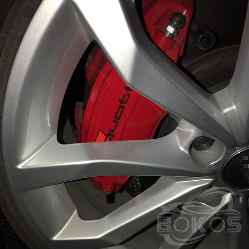 Bokos Car Brake Caliper Sticker Brake Caliper Cover Sticker Heat