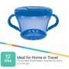 Nuby 2-Pack Snack Keepers, Blue and Green