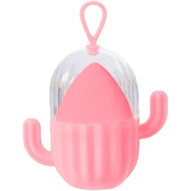 Make-up-Schwämme für trockene und nasse Verwendung mit Aufbewahrungsbox in Kakteenform, Beauty-Schwamm für Grundierung, Puder und Creme