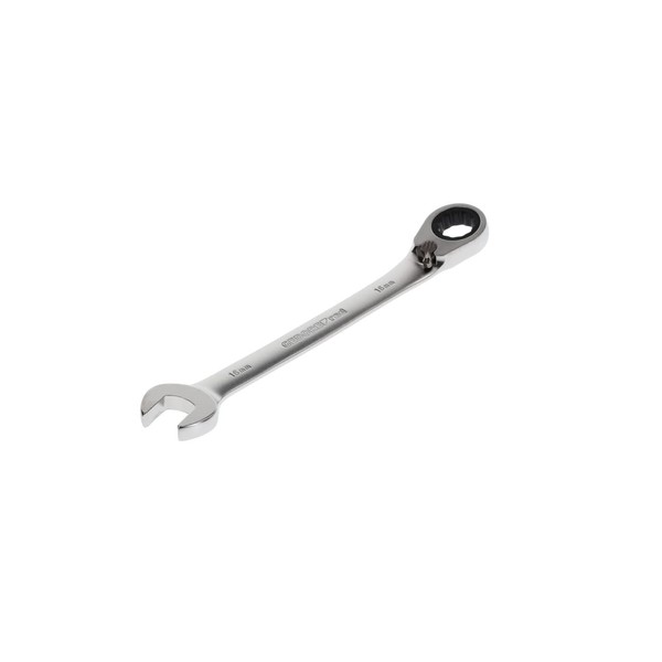 GEDORE red Combination ratchet spanner, Reversible, AF 16 mm, Angled,
