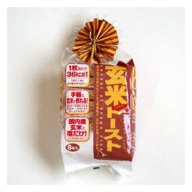 Zao Rice Candy Brown Rice Toast, 8 Sheets x 4 Bags