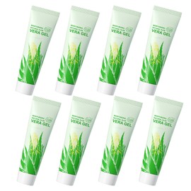 8PCS Aloe Vera Gel for Face & Body,Hydrating Travel Size Pure Aloe Vera Gel Face Moisturizer for All Skin Type,No-sticky Long Lasting Refreshing Moisturizing Fast Absorbing Aloe Cream Gel,1.05 oz(E)