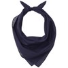 Mechaly Solid 100% Polyester Unisex Bandana,Navy Blue,22 in