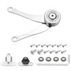 sourcing map 4 Pcs Lid Support Hinge, Zinc Alloy Folding