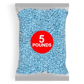 Hygloss Products Craft Rocks, Mini Stones for Art Projects - Bag O' Gravel, Light Blue, 5 lb