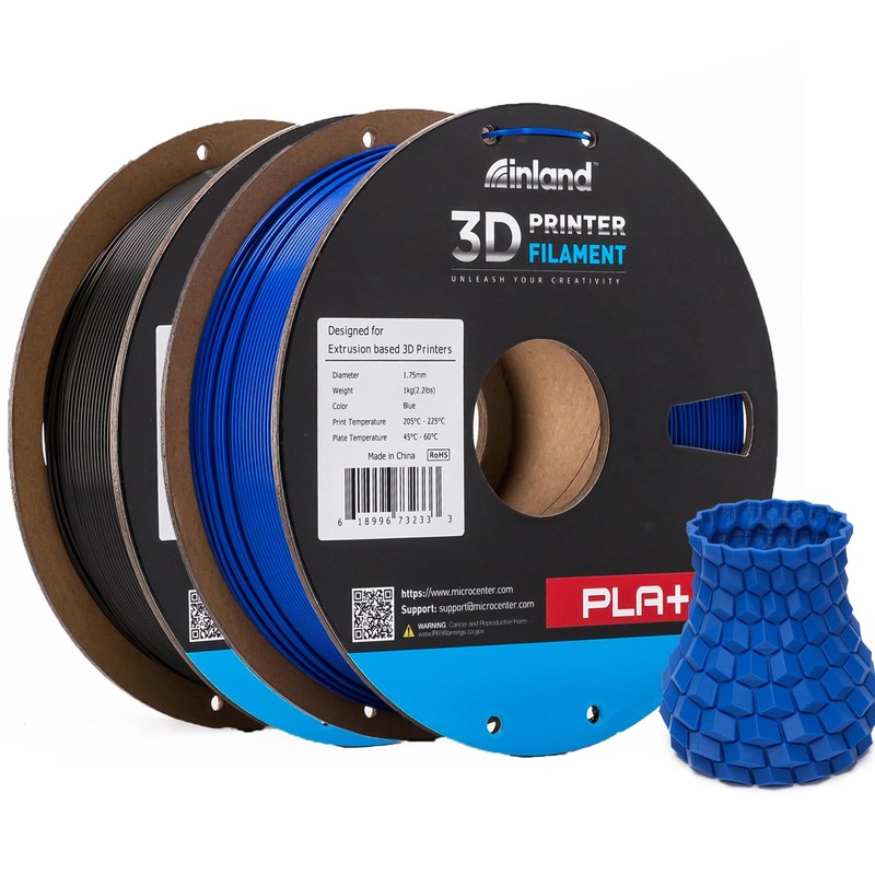 INLAND Micro Center PLA+ 3D Printing Filament 1.75mm - PLA
