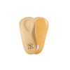 Orthotic 3/4 Leather Insoles with Longitudinal and Transverse Arch Support,