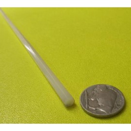 Unbranded Nylon 6/6 Natural Tint Hex Rod 3/16" (.188") Hex x 48" Length, 2 Units