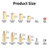 Pack of 503 M2.5 Brass Male Female Hex Screws Nut