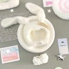 Plush Rabbit Ear Kigurumi Cap & Pants Set [For 3.9