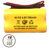 (5 Pack) DAA700MAH4.8V BL93NC487 DAA700MAH4.8V Ni-CD AA 700mAh 4.8v McNair
