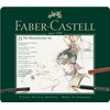 Faber-Castell Pitt Monochrome Set in Storage Tin, Medium, 112976 Dark