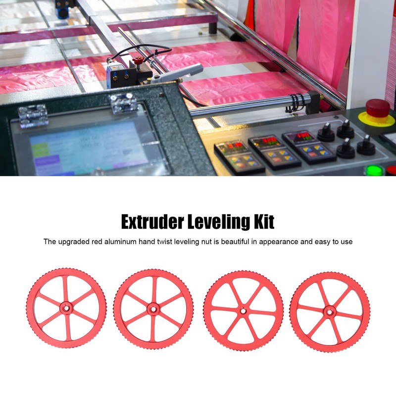 Extruder Leveling Wheel Kit Aluminum Hand Twist Nut Hot Bed