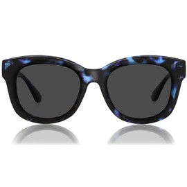 JiSoo Reader Sunglasses Women Men for Sun, Oversized Reading Sunglasses for Women 2.5,Not Bifocal, Demi Blue