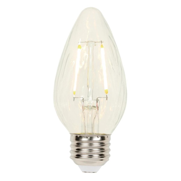 Westinghouse Lighting 3319300 25-Watt Equivalent F15 Dimmable Clear Filament LED Light Bulb with Medium Base