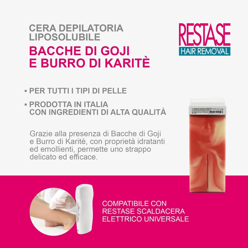 RESTASE | Fat Soluble Hair Removal Wax Roll On Goji