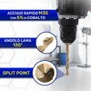 2 Pezzi HSS Punte Trapano Metallo Professionali Ø 8 mm