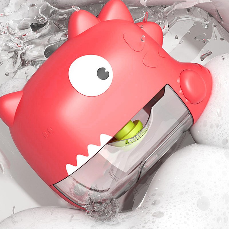Electronic Bubble Maker Toy Cartoon Dinosaur Shaped 3 Gears IP6