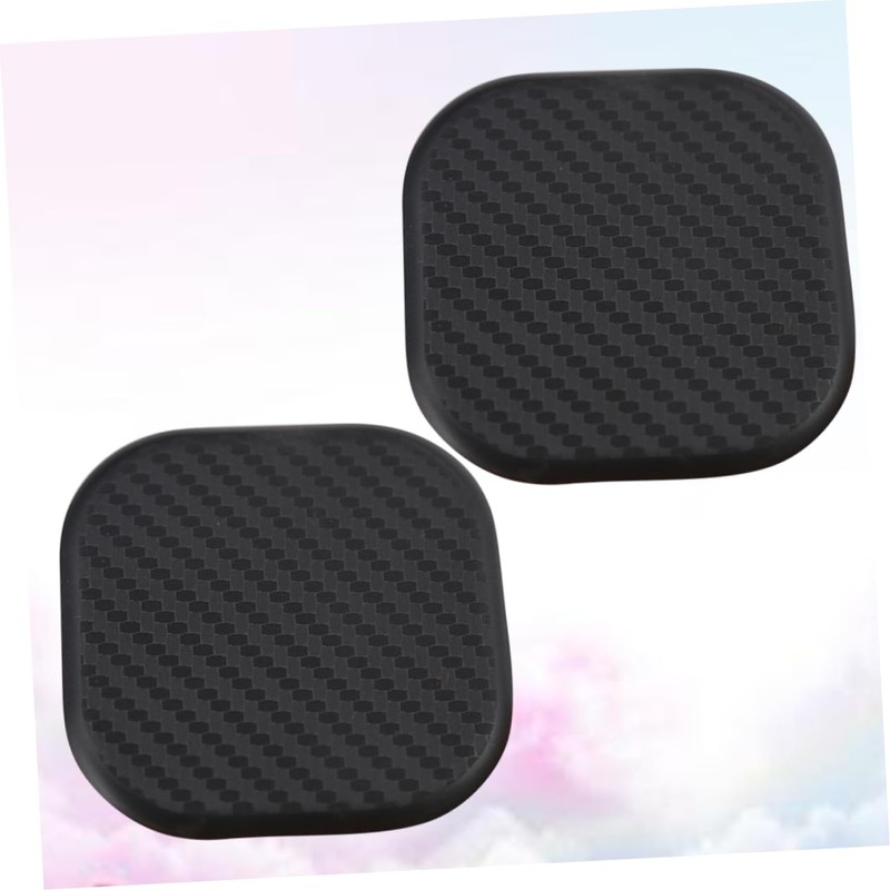 Ciieeo 4Pcs Wear Resistant Car Cup Coasters Non Slip Square