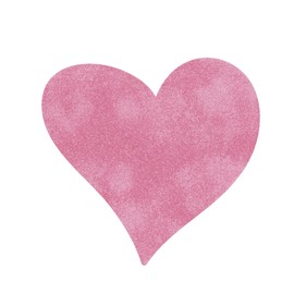 Paper Cutout Glitter Heart Valentine Decorations, Assorted 6ct