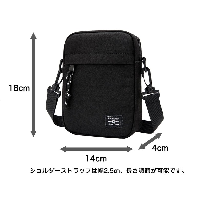 Freak Daikanyama Men's Mini Shoulder Bag, Cross-body Bag, Pochette, Sacoche,