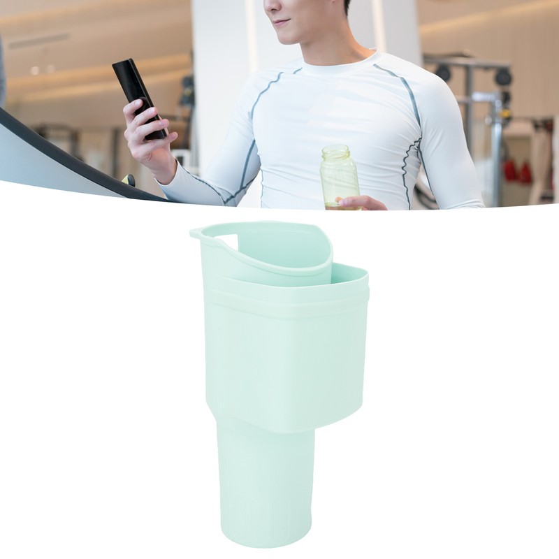 Cup Silicone Boot Sleeve with Pocket Chain Strap Flexible Soft