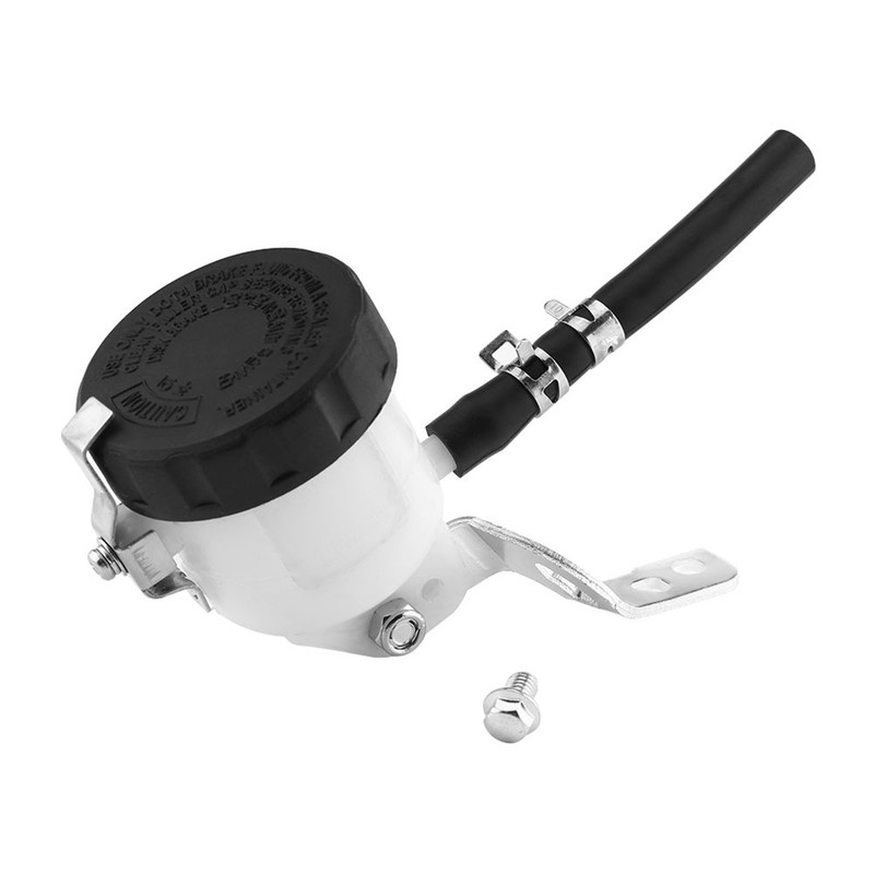 Brake Master Cylinder Oil Reservoir Fluid Bottle w/ Bracket for