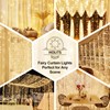 HOLITS Fairy Curtain Lights Upgraded 100% Tangle-Free Warm White USB